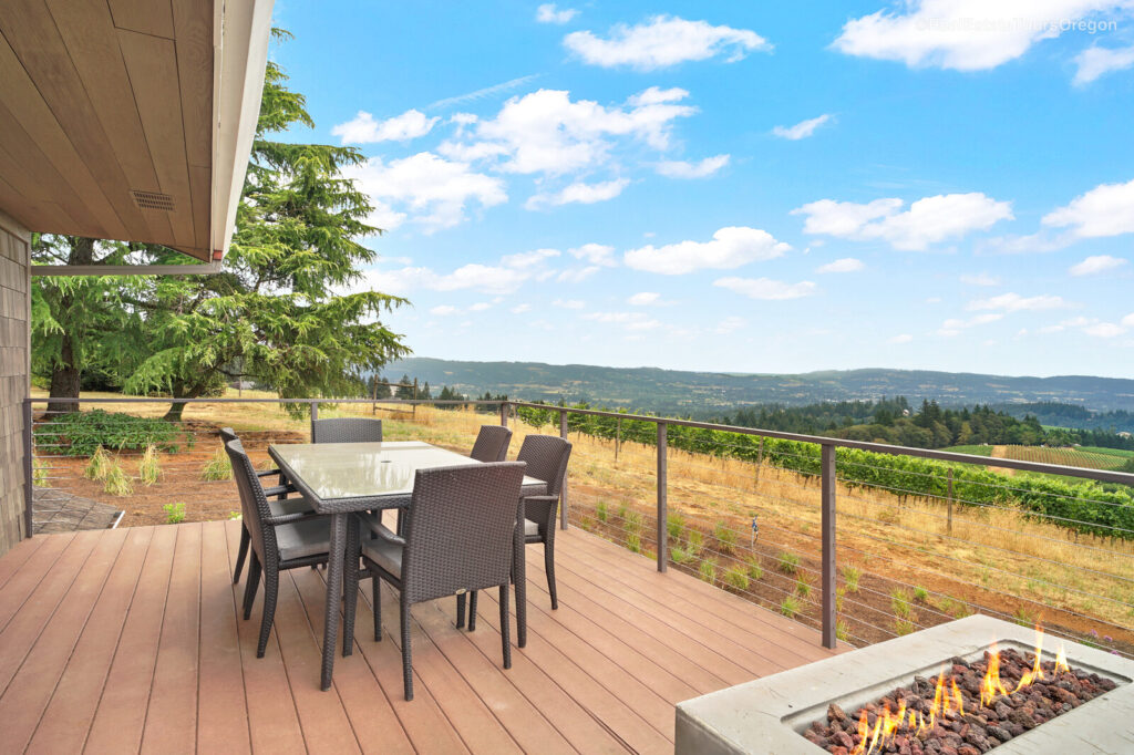 Vineyard Ridge Patio + View