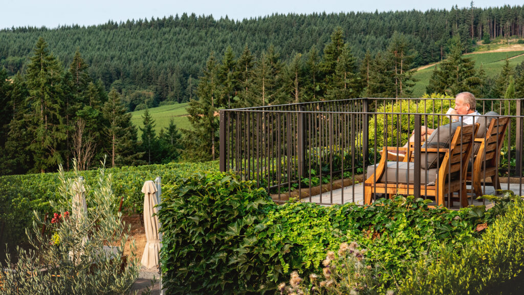 Black Walnut Inn and Vineyard patio