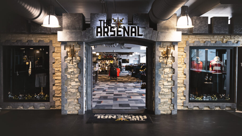 The Arsenal team store at City National Arena