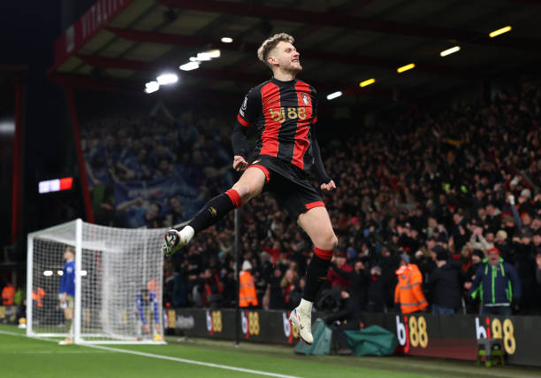 player celebrating after goal