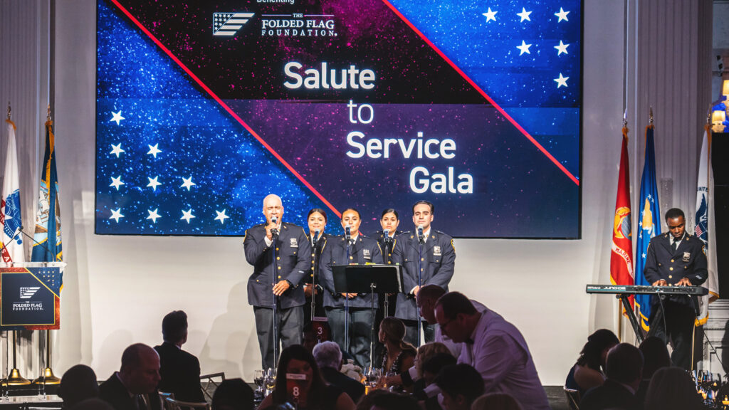 Folded Flag Foundation at Salute to Service Gala
