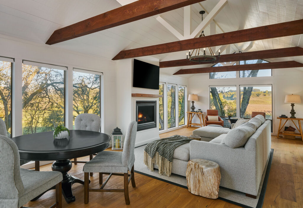 The Wright Creek House living room