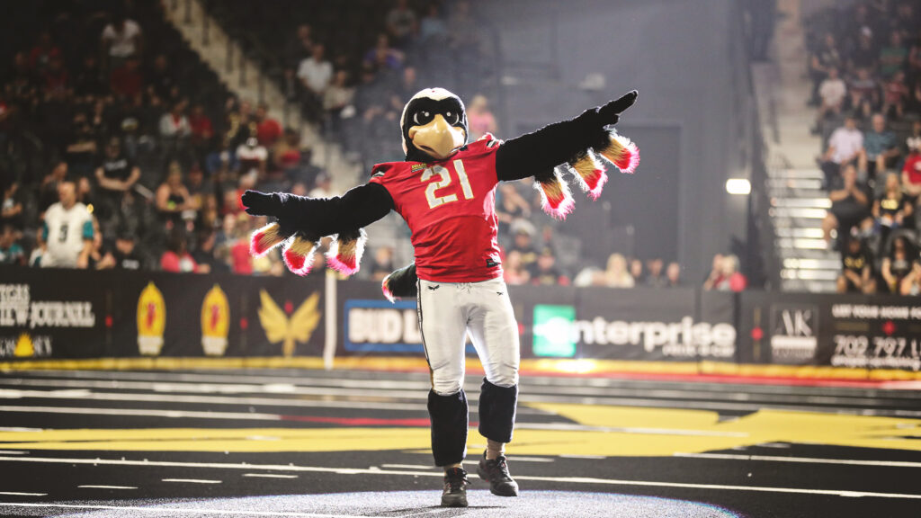Vegas Knight Hawks mascot