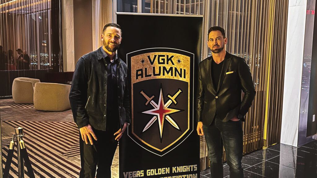 Vegas Golden Knights Alumni Association Deryk Engelland and Shane Hnidy