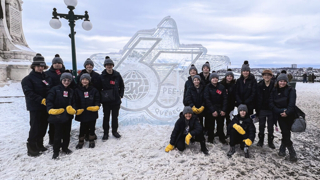 Vegas Junior Golden Knights team photo Quebec